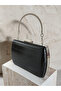 Black Color Matte Crocodile Patterned Chain Strap Women's Evening Dress Bag Wedding Engagement Graduation - 2