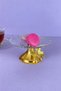 6 Pieces Gold Footed Glass Turkish Delight Bowl Snack and Treat Bowl - 3