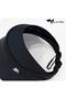 Women's Black Wide Brim Visor Hat, Ponytail Compatible Summer Sun Protection Hat - 7