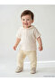 Lcw Baby Ecru Striped Baby Boy Muslin Set