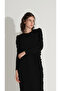Side Ruched Dress Black - 2