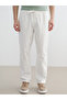 Lcw Vision White Regular Fit Men's Linen Look Trousers - 2