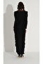 Side Ruched Dress Black - 5