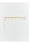Esvab • Modern & Distinctive Geometric Shaped Metal Piece Women's Chain Belt - 2