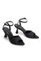 Women's Open Back 7 cm Open Toe Evening Dress Shoes