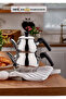 Taç Aksu Küre Mini Stainless Steel Teapot Set