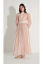 Ribbon Lace Garnished Dress Powder - 3