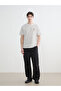 Esvab • Modern & Distinctive Zero Roba Collar Embroidered Men's T-Shirt - 3