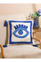 Esvab • Modern & Distinctive Eye Embroidered Cushion Cover 45X45 cm