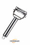 Premium Vegetable Peeler – Stainless Steel, Ultra-Sharp Blade, Ergonomic Professional Peeler