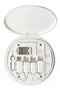 Konfulon Sn06 3in1 Cable and Card Organizer - White