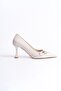 Aspen Premium Beige Patent Leather Stiletto 7cm - 2
