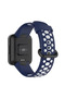 ساعة Xiaomi Redmi Watch 2 الرياضية بسوار مثقوب - أزرق داكن-أبيض - 2