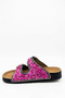 Women's Stone Detailed Slippers with Double Buckle, Orthopedic Sole, Comfortable for Daily Use - 4