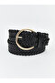 Esvab • Modern & Distinctive Knitted Design Buckle Women's Belt