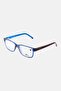 Men L2692 Square Eyeglasses, Blue - 3