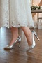 Women's 7 cm Silver Bow Evening Dress Shoes - 2