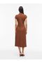 Rochie midi VIRAFFI cu mânecă scurtă - 4