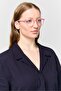 Women WRS5031S Round Reading Glasses, Pink - 2