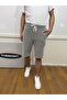 Su Yolu Shorts with Striped Back Pocket Detail (Su Yolu Fabric) - 4