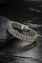 Men's Steel Bracelet Natural Rutile Quartz Stone Stainless 316 L Premium Bracelet Special Magnetic Lock - 3