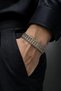 Men's Steel Bracelet Natural Rutile Quartz Stone Stainless 316 L Premium Bracelet Special Magnetic Lock - 2