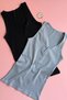 Luniva 2-Pack |   Hidden Iron V Low-Cut Camisole Fabric Black and Blue Color Women's Sports Athlete-Blouse