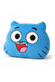 Set of 2 Plush Pillows Blue Orange Cute Character Children's Decorative Pillow - 3