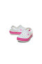 شبشب Crocband Clog T للأطفال، باللون الأبيض - 207005-6WU - 3