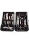 Brown Ingrown Nail Remover Nail Clipper Manicure Pedicure Set with Bag - 2