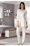 Effortt 3011 Lace Detailed Maternity Pajamas Set - 2