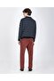 Men's Knitted Roundneck C.W.Wool Sweater - 4