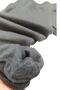 Men's Gray Winter Sweatpants with Elastic Legs and Fleece Inside - 7