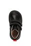 -Kids First Step Unisex Children's Leather Shoes 21-25 Red Leather - 2