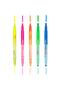 Two Tone Vibrant And Pastel Colors Highlighter Double Tip 5 Colors