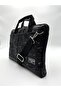 15.6'' Inch Marble Patterned Black Laptop/Macbook/notebook/computer/briefcase - 4