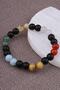 Onyx Bracelet with 7 Different Real Natural Stones - 300271 - 2