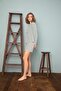 13351 Women's Crew Neck Velvet Shorts Set - 5