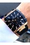 100% Original Special Square Case Black Color Steel Men's Wristwatch