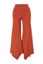 Kiremit Fırçalı Soft Kumaş Asimetrik Spor Yoga Pantolonu/ Eşofman Altı THMSS26EA00001 - 8
