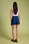 Mavi More Sustainable Pileli Yüksek Bel City Boy Denim Şort TWOSS20SR0129 - 4