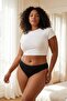 Black Regular Waist 7-Pack Classic Plus Size Panties Tbbss26Cm00009 - 2