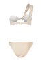 Beige Strapless Covered Tunnel Regular Waist Regular Bikini Set Tbess26Bt00042 - 6