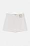 Trendyol Studio Collection Ecru Tencel Blended High Waist Denim Shorts Skirt Twoss26Sr00198 - 5
