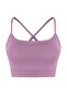 Lila Sırt Pencere/Cut Out Detaylı Destekli/Şekillendirici Askılı Örme Spor Sütyeni THMSS25SS00010 - 8