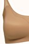 Non-wired Stitch-Free Laser Removable Pad Bra C26240 Cappucino - 4