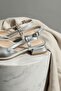 Lina Silver Wrinkled (3 cm Heels) Pointed Toe Heeled Shoes - 7