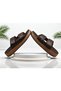 Men's Durable, Stylish, Comfortable Walking and Street Holiday Slippers with Velcro Fastening on the Upper. - 2
