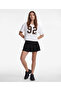 Short Sleeve Boat Neck Printed Oversized Sports T-Shirt