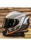 Storm 2 Racer Mat Tıtanıum-turuncu Kask - 4